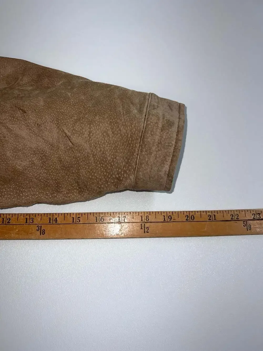 Vtg Roundtree & Yorke Suede Leather Jacket Mens M Camel Harrington Bomber 0310